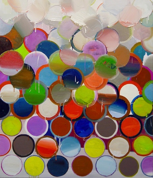 Rayk Goetze: Universum, 2009 
Öl auf Leinwand, 140 x 110 cm

